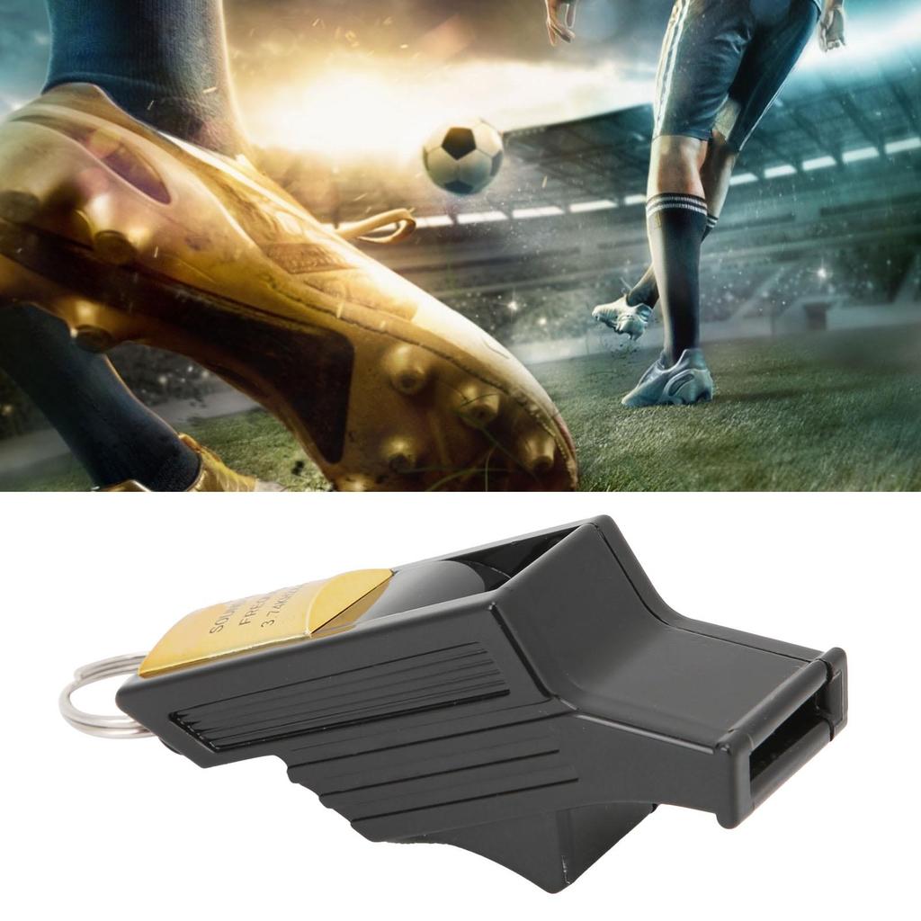 Mortun Whistle Non ‑ Core High Frequency Referee Whistle Adjustable Nylon Hanger Contest WhistleBlack Golden
