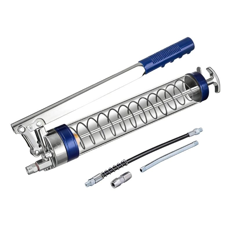 Manual Butter Tool Special Lubrication Injector With 600CC Clear Grease Tube Manual Grease Pump For Industrial Machinery 1