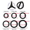 Silicone Penis Rings Cock Ring Erection Enhancing Triangular Penis Ring With Massage Beads Delayed Ejaculation Sex Toys For Men