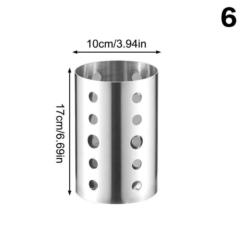 Stainless Steel Cutlery Holder Chopstick Storage Holder Organizer Container Drainer Spoon Fork Chopsticks Kitchen Storage Basket