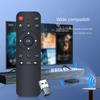 2.4G Universal Remote Control for Projector PC TV Screen Mirroring USB Wireless Connection Black