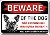 Beware of The Dog  Rottweiler You Have Been Warned Aluminum Sign  Outdoor Yard Warning Perfect for Fence Yard  Home Dec