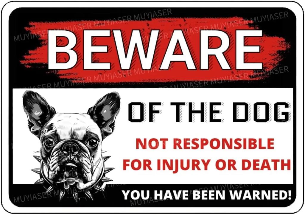 Beware of The Dog Rottweiler You Have Been Warned Aluminum Sign Outdoor Yard Warning Perfect for Fence Yard Home Dec