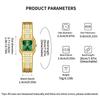 Women Dress Bracelet Watches Clock Relógio Fashion Rhinestone Square Small Dial Steel Band Ladies Watch Elegant