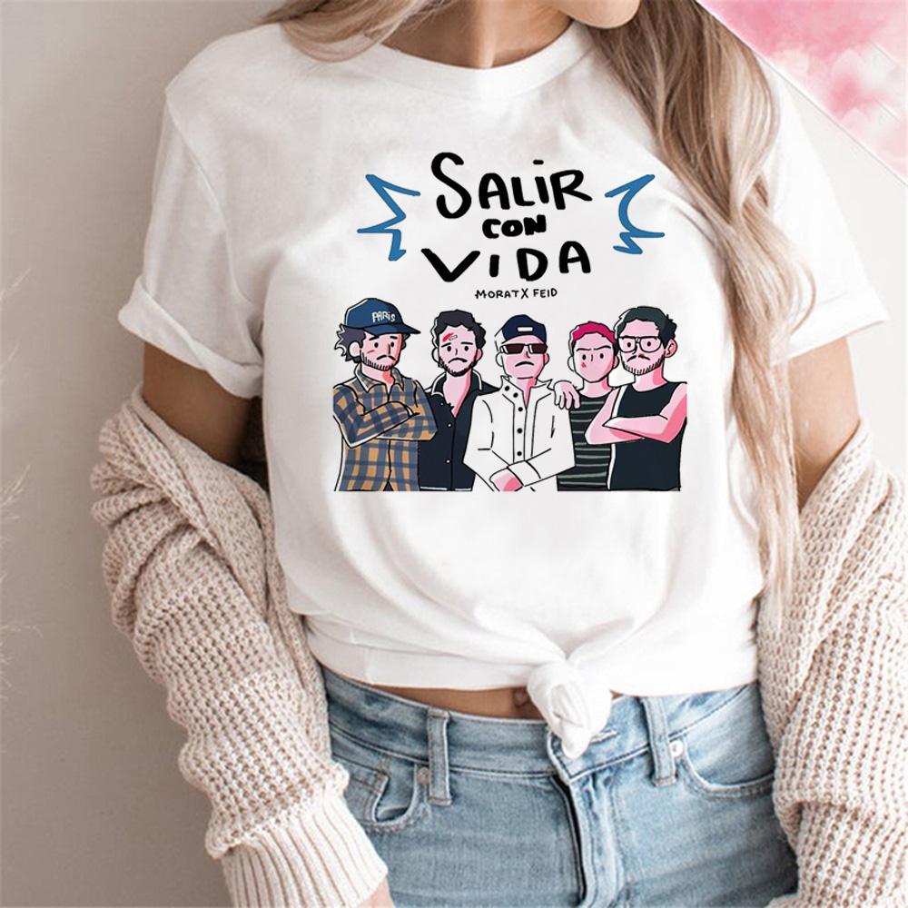 Morat Tshirt Women Comic T-shirts Female Streetwear Clothing