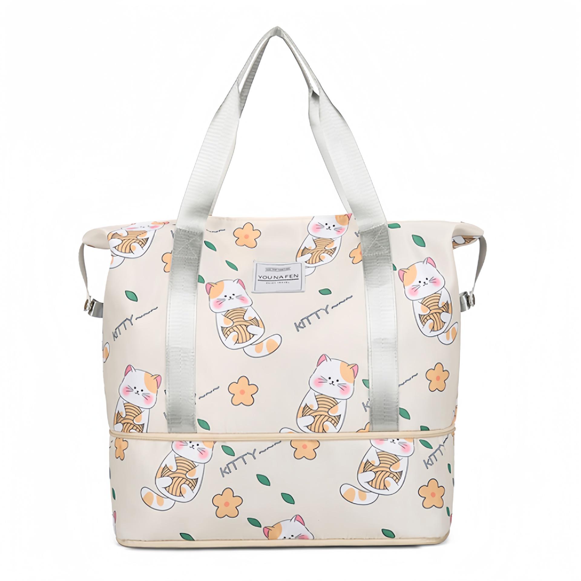 

Large Capacity Travel Organizer with Dry & Wet Separation - Perfect for Short Trips