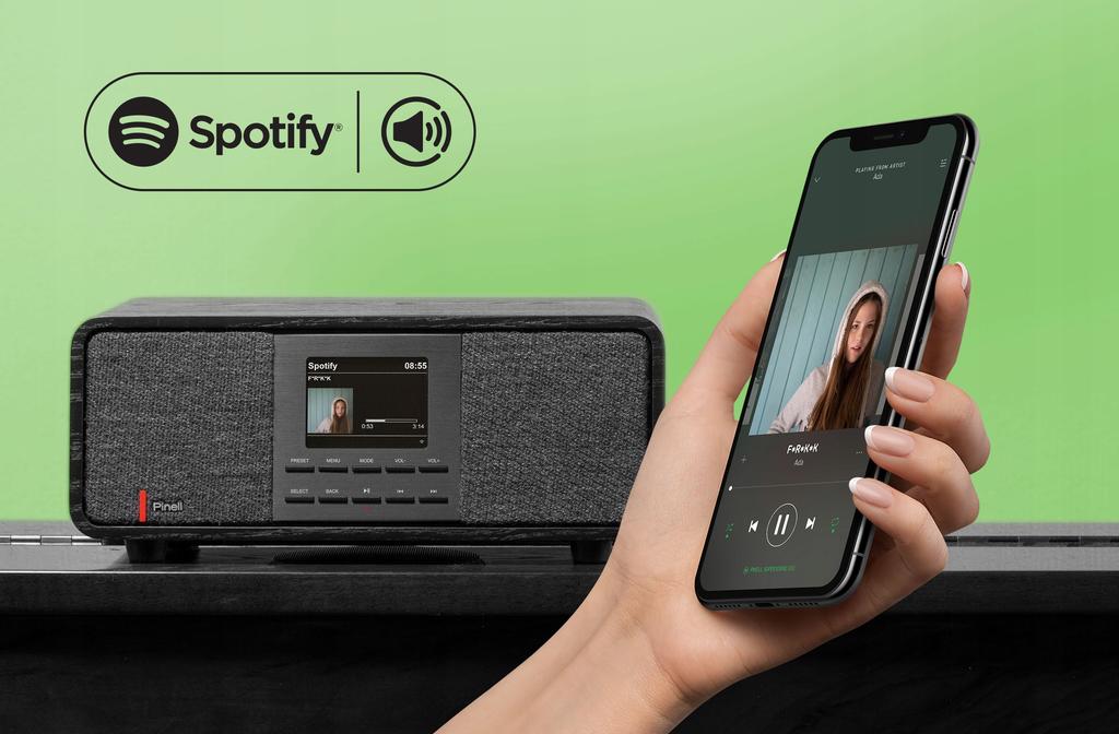 Elegantes Radio Pinell Supersound 501 Dab+, Fm, Wifi Höchste Qualität
