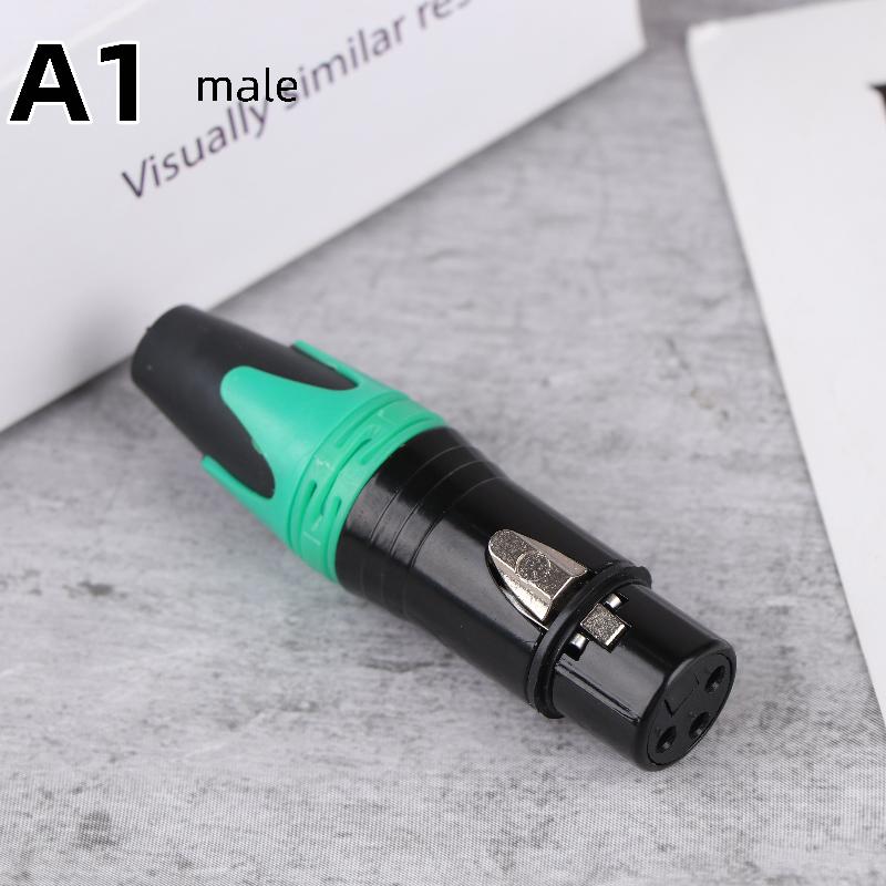 

1/2Pcs Pin XLR Plug Jack Male / Female Microphone Connector MIC Adapter XLR Cable Terminal Audio Wire Connector