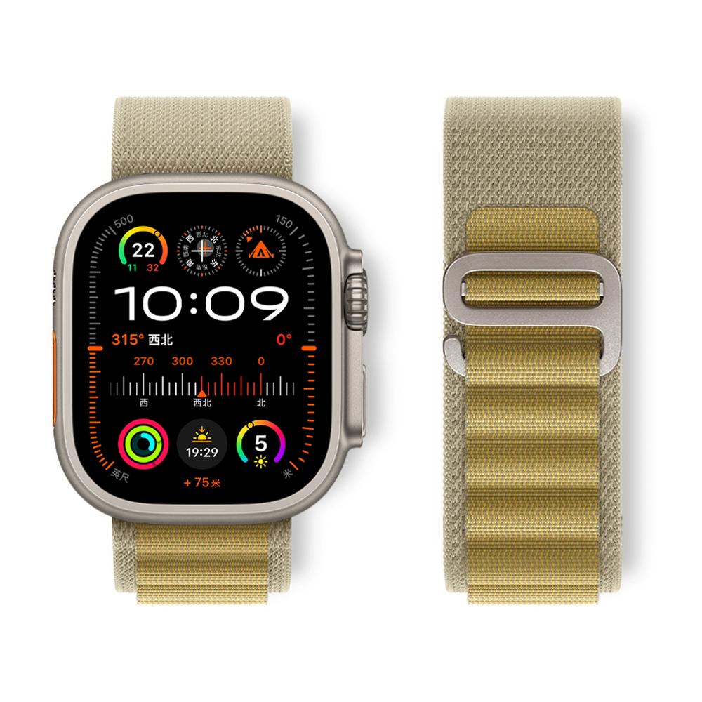 

Alpine Loop для Apple Watch Ultra 2 Band 44 мм 45 мм 49 мм 40 мм 41 мм 42 мм нейлоновый браслет Trail correa Series 10 9 8 7 6 5 se ремешок 42 44 45 46mm 49mm