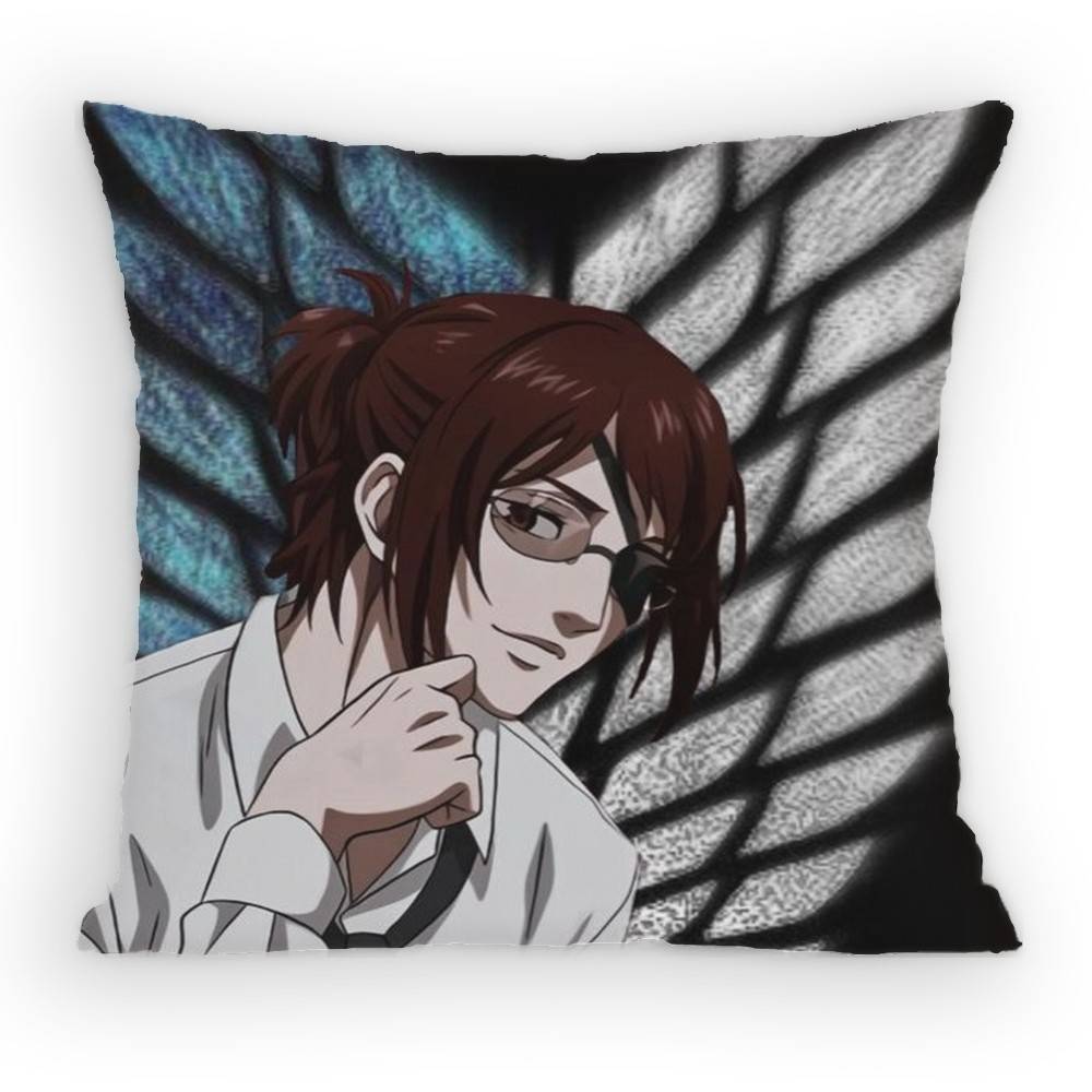 

Attack on Titan Hange Zoe Pillow Case Sofa Living Room Bedroom Headboard Backrest Cushion Square Cushion Nap Time 30x30 cm