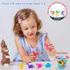 Soft Silicone Building Blocks Toy Animal Shape Suction Toy for Kids Stress Release Parent-Child Interactive Game Sucker Bath Toy