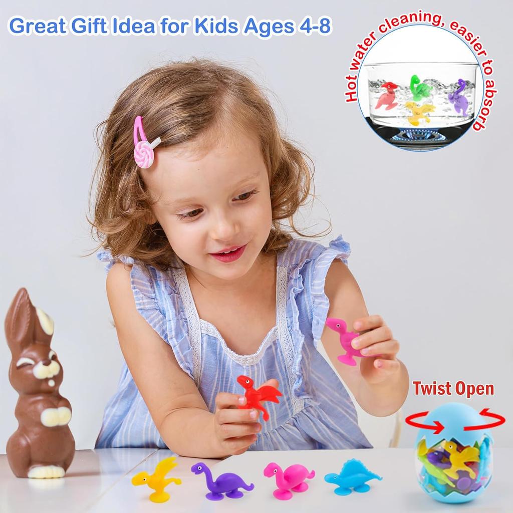 Soft Silicone Building Blocks Toy Animal Shape Suction Toy for Kids Stress Release Parent-Child Interactive Game Sucker Bath Toy