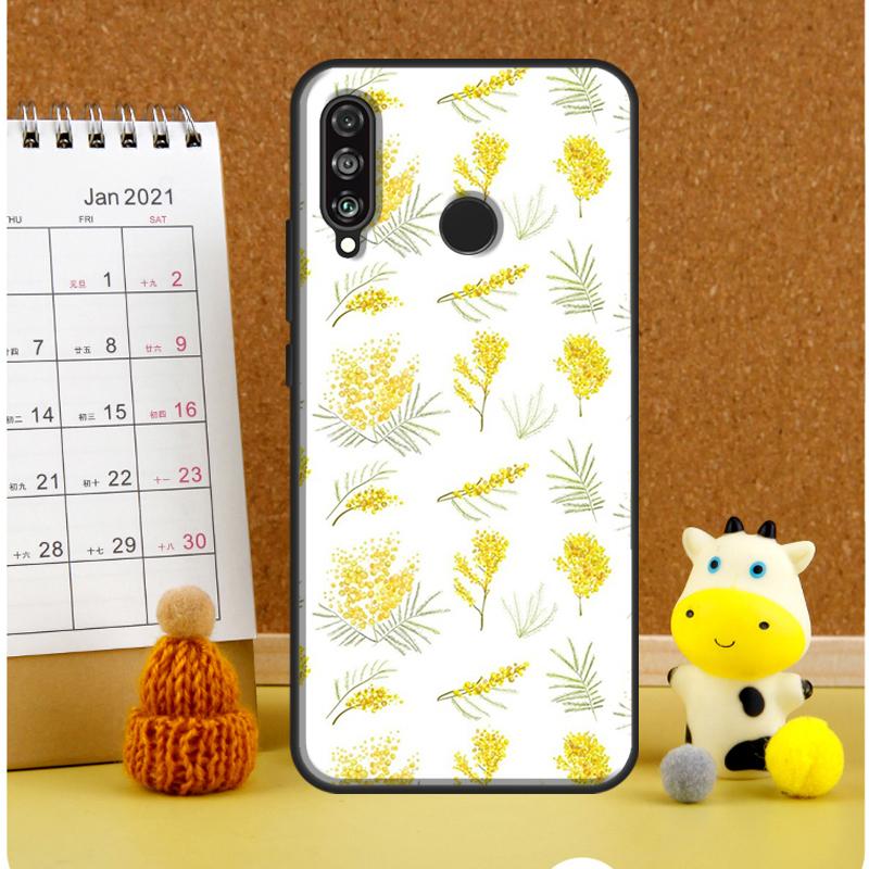 Yellow Cosmos Flowers Lavender For Huawei Nova Y61 Y60 Y70 Y72 Y73 Y90 Y91 12i 11i 3i 7i 8i 9 10 SE P20 P40 P30 Lite Case