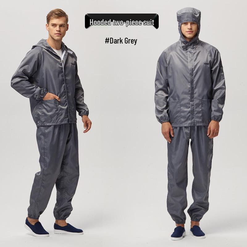 Anti-Static Cleanroom Suit: One-Piece Dustproof Protective Full-Body Workwear