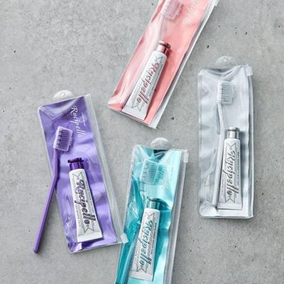 [Lucifero] Set portatile (Set dentifricio e spazzolino da denti da 25g) 3 tipi (scegli 1)