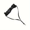 1 Pair PUMPMUSCLE Ergonomic Heavy-Duty Handles for Cable Machines - Black PP Material, Ideal for Resistance Bands, Pull Downs