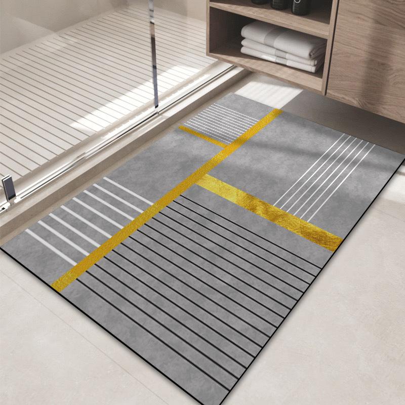 

Коврик для ванной Комнатный впитывающий коврик Быстросохнущий коврик Коврик для двери туалета 40×60cm