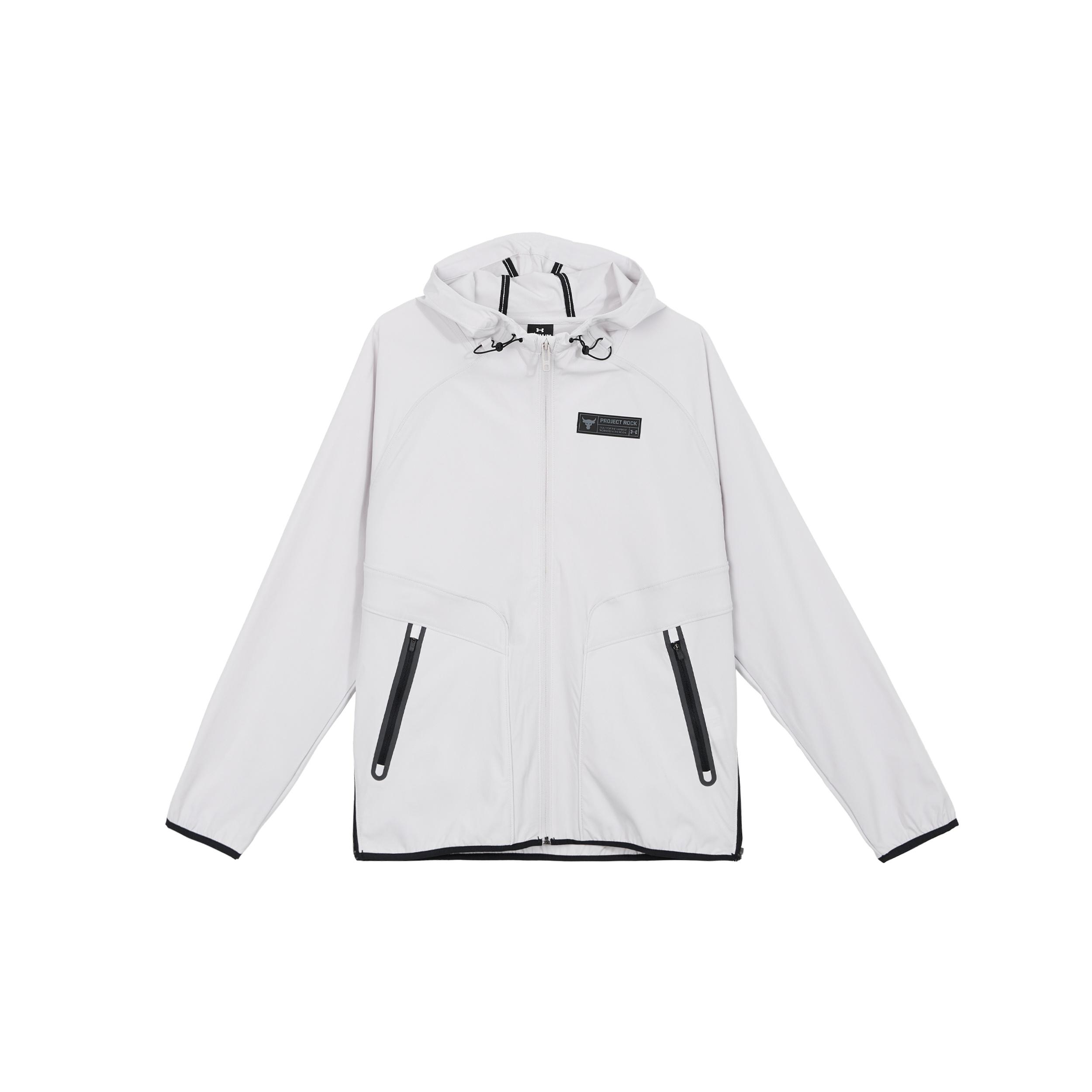 Under Armour Project Rock Unstoppable Hooded Jacket Grey Men s 1377425-289 XXL