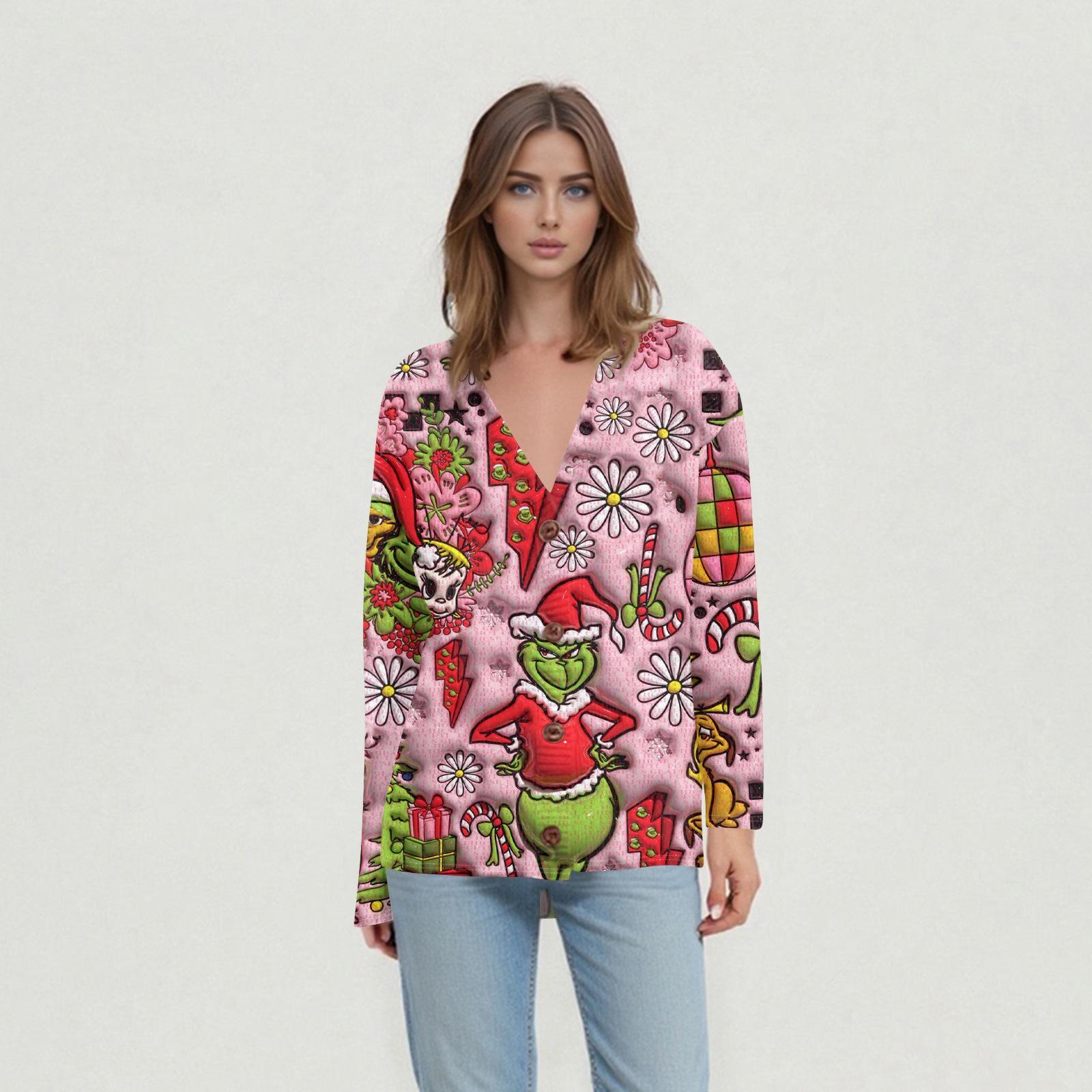 

Женские повседневные топы на каждый день Вязаный кардиган-жакет S