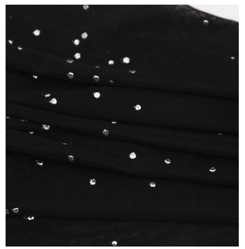 Sexy durchsichtige Netz Schlaghose Sommerhose - Damen Casual Heißfolienprägung Design