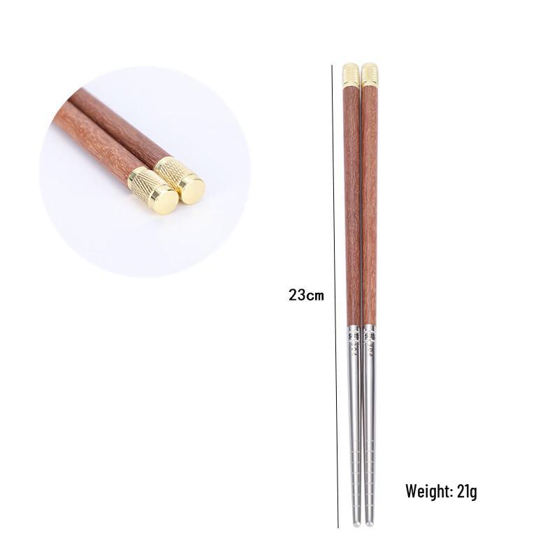 Chinese Style Wenge Wood Chopsticks Set