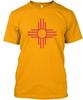 New Mexico Zia Symbol Tee TTshirt Made In the USA Size S To 5XL