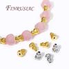 10/20Pcs/Lot 18K Gold Plated Separators For Beads,Metal Spacer Bead,DIY Jewelry Making Supplies,Accessories For Bracelets Beads