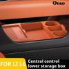 Silicone Storage Box For Li L6 Center Console Modification Anti-slip Pad Car Accessories Organizer Decoration