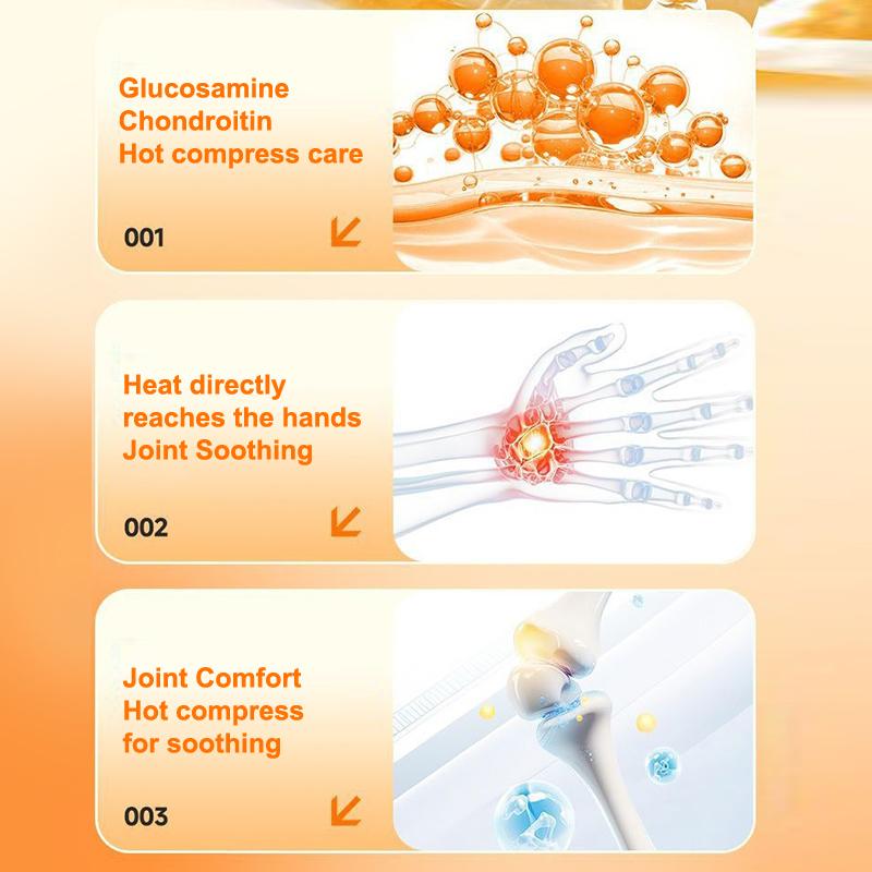 10 Pcs/Box Tendon Sheath Heat Compress Patch Finger Wrist Joint Care Sticker