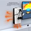 White Wall Mount + Storage Hook Set Accessories For PS5 Slim Console