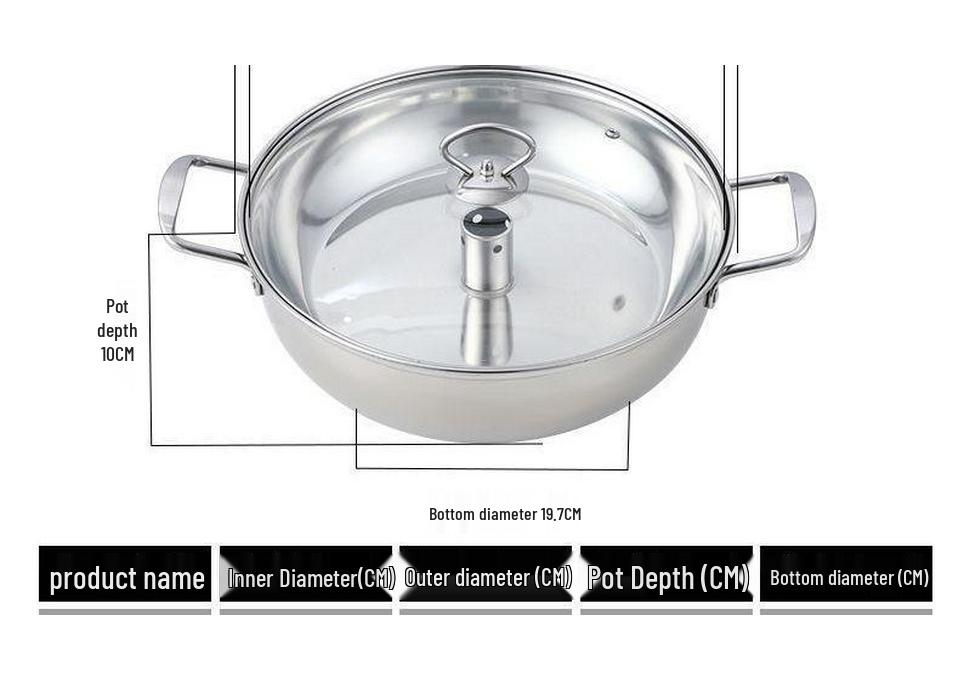Stainless Steel Dual-Use Seafood Steamer Pot for Gas & Induction Cooktops.