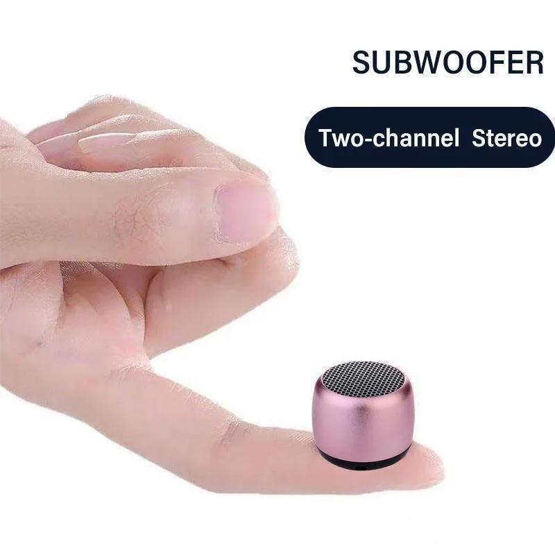 1PC Mini Wireless Bluetooth Lautsprecher Tragbare Metall Drahtlose Lautsprecher Handy Computer Musik-Player