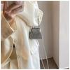Trendy Mini Rhinestone Kiss Lock Crossbody Bag For Girls Cute Punk Evening Shoulder Purse With Detachable Metal Chain Strap Ideal For Parties Outings