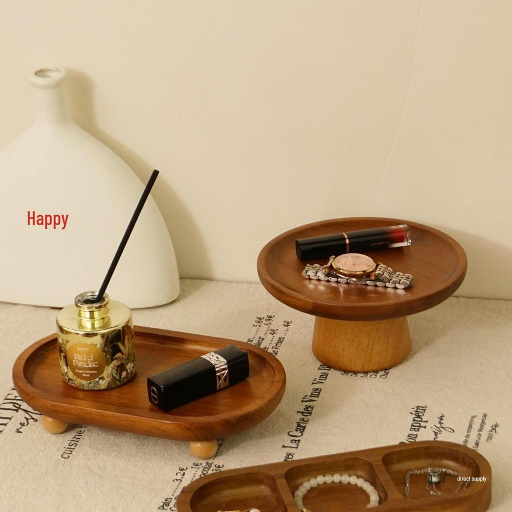 Acacia Wood Jewelry & Perfume Tray - Aromatherapy & Key Storage Decor