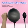 Inflatable Silicone Anal Plug Dilator Expandable Pump Butt Silicone Huge Anus Prostate Massager Anal Sex Toy For Men Couples