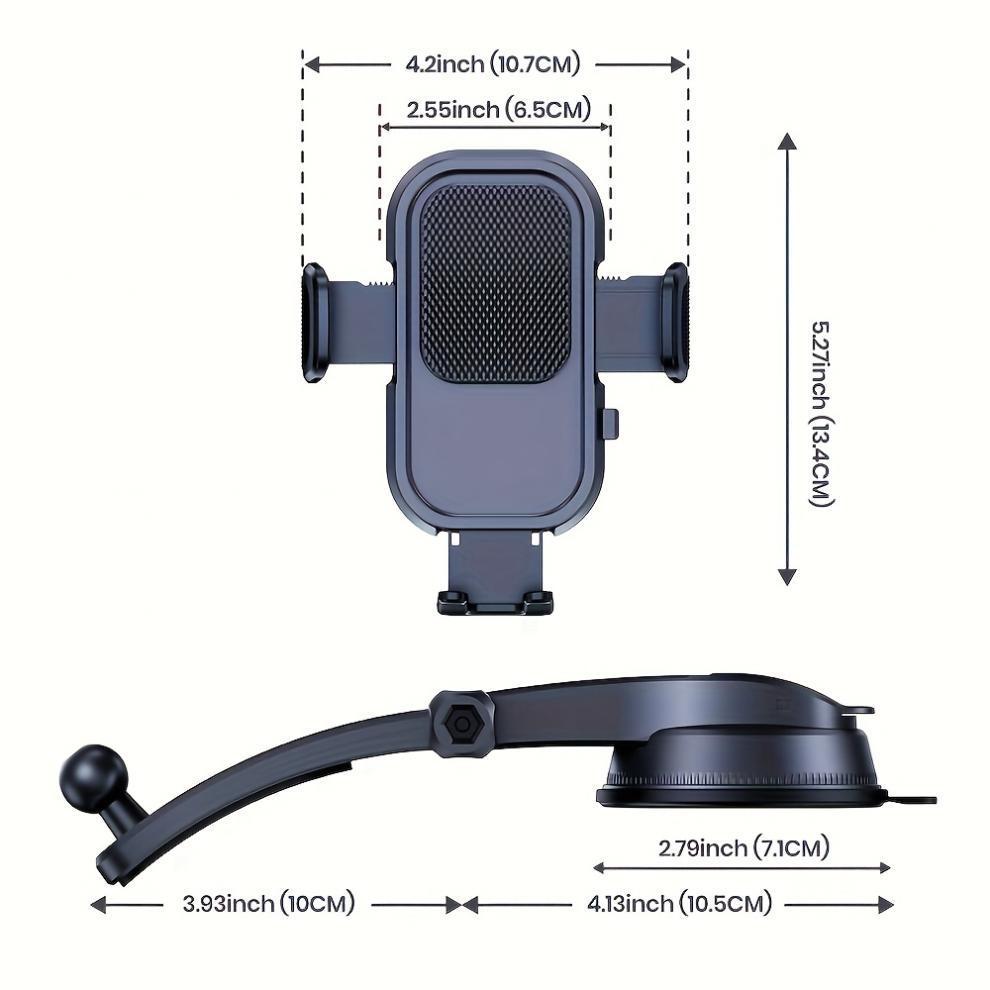 Car Suction Cup Phone Holder, Vehicle-Mounted Phone Stand, Cross-Border.