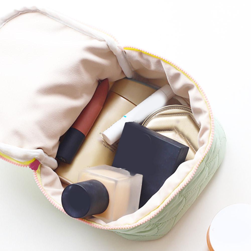 Woman Portable Cute Love Korean Style Large Capacity Makeup Bag Travel Handbag Wash Bag for Travel Accessories