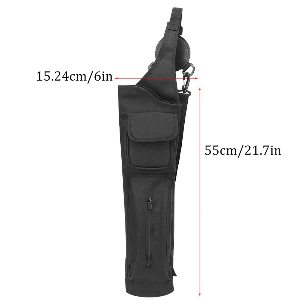 Universal Carbon Glass Fiber Arrows Case Canvas Quiver Backpack Type Dorlach Shooting Accessory