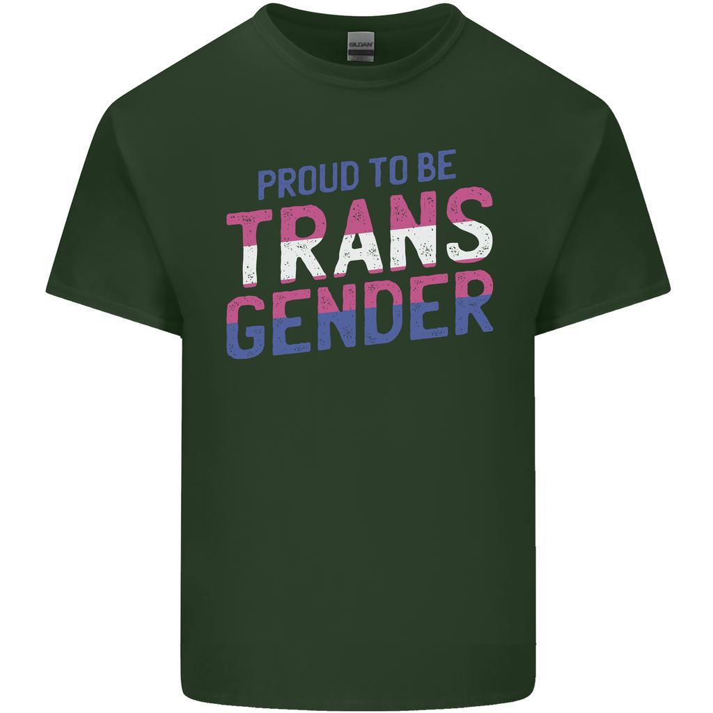 Proud to Be Transgender LGBT Unisexs Light Cotton TShirt