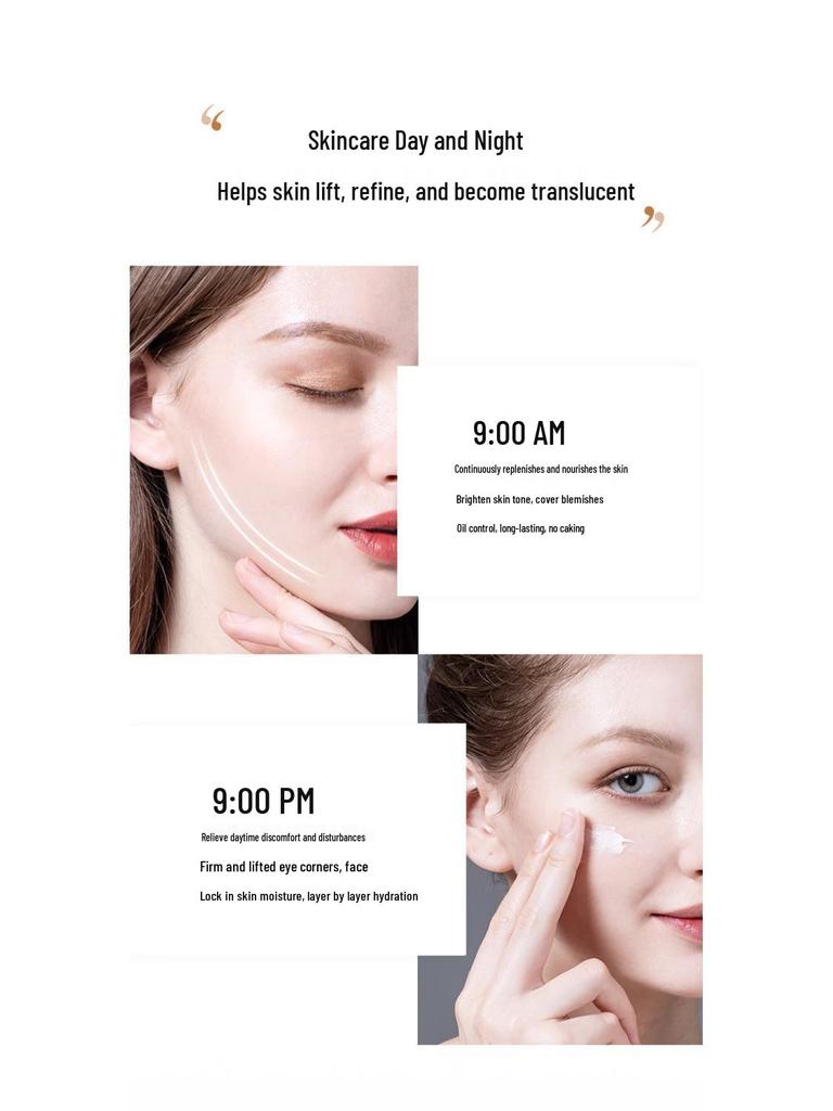 Schnecken-Feuchtigkeits-Sechs-Teile-Hautpflege-Set: Feuchtigkeitsspendende & Regenerierende Lotion & Creme Geschenkbox