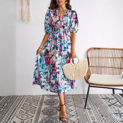 Women's Fashion Print Dress