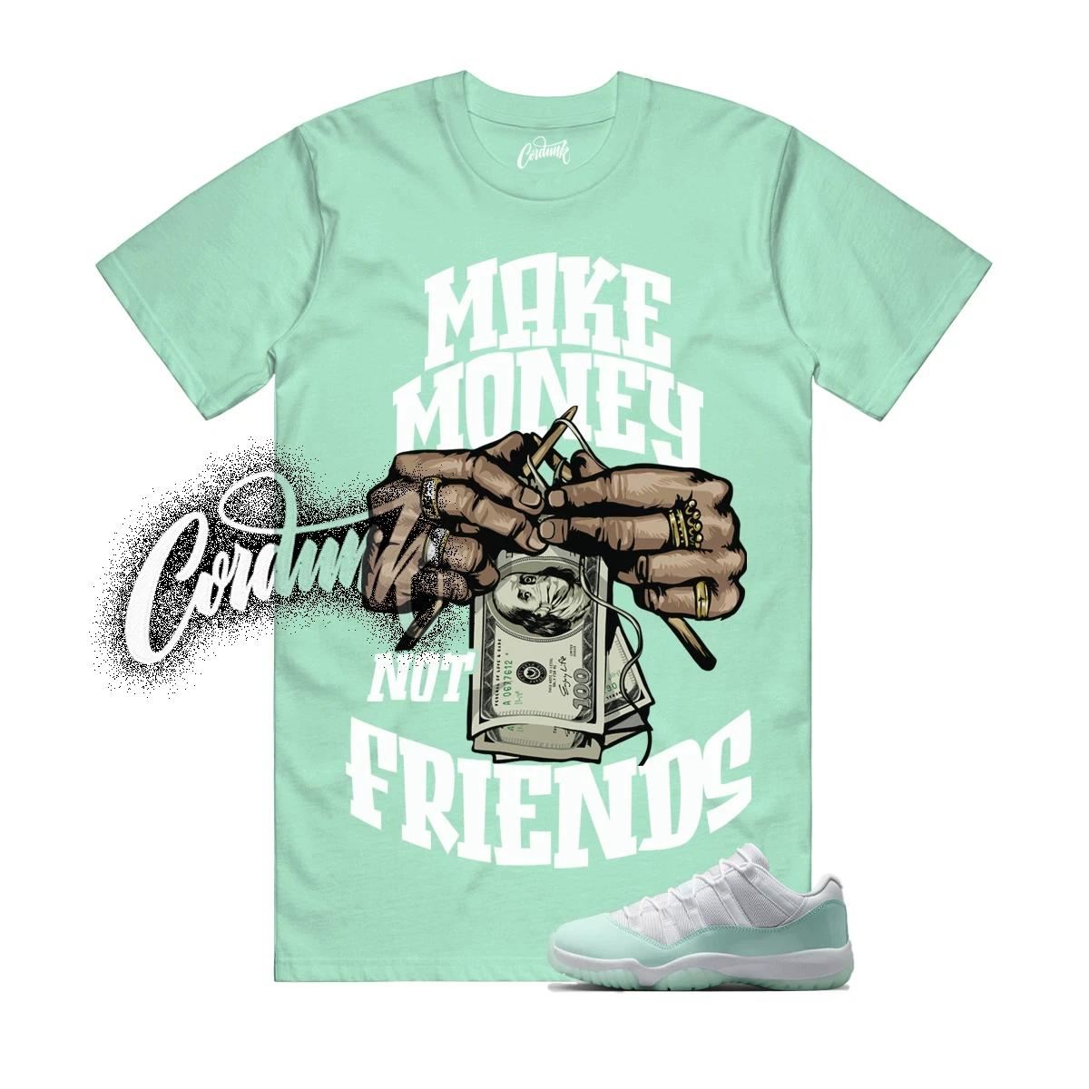 

11 Igloo White Mint Green T Shirt Match MM L