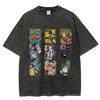 Pok É Mon Character Printed Men's Summer Trendy Casual Wear Street Style Anime Printed Cotton T-shirt