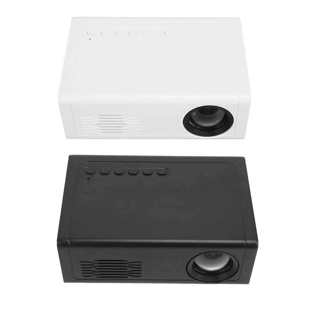 Portable Projector 1080P HD USB Movie Video Projector with HD Multimedia Interface Remote Control fo