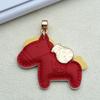 Instant Money Cartoon Pony Pendant Keychain for Couples