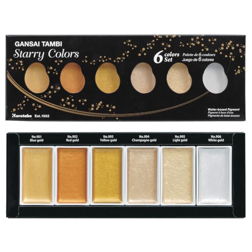 Kuretake Gansai Tanbi Starry Colors 6-Color Set MC20SC/6V