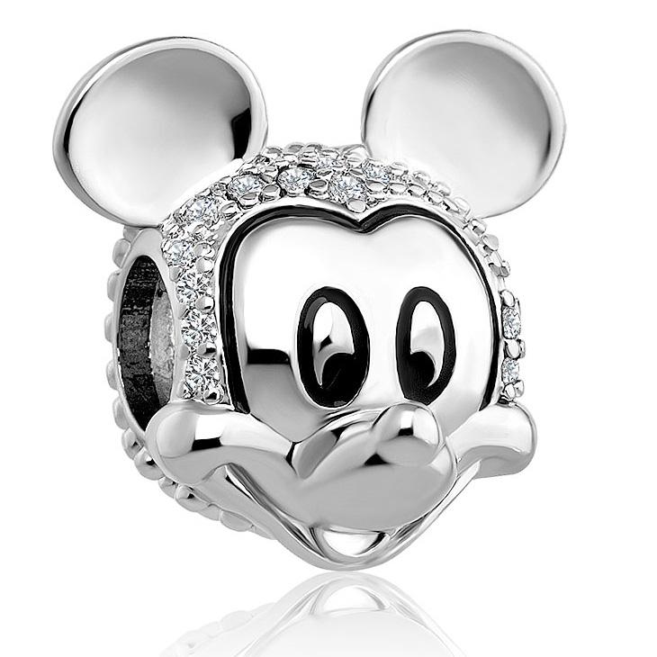 High Qualitycopper   Mickey Mom Minnie Clip Stitch Charms Bead Fit Original Bracelets Charm Diy Women Jewelry