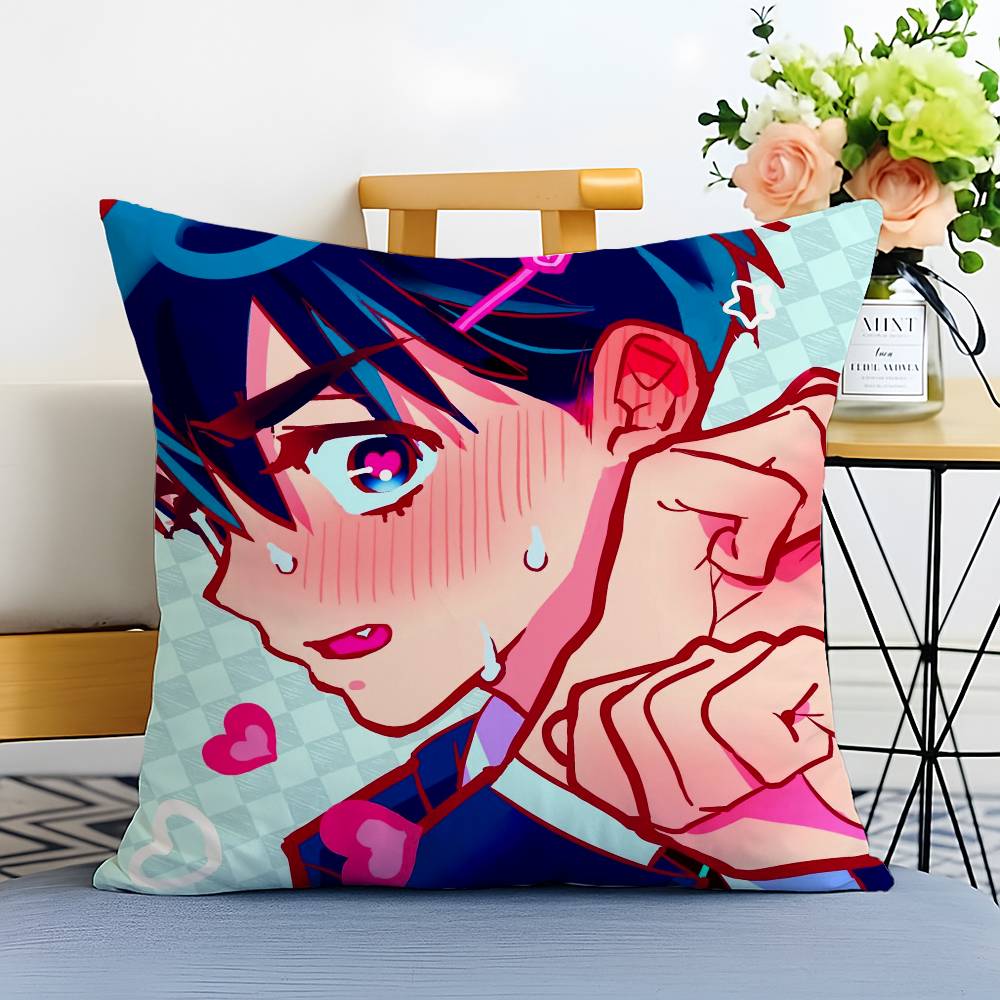 Family Love Anime A-Alien Stage-MT Pillow Case Printed Brushed Fleece Pillow Baby Skin-Touch Eco-Friendly Dye-Sublimat