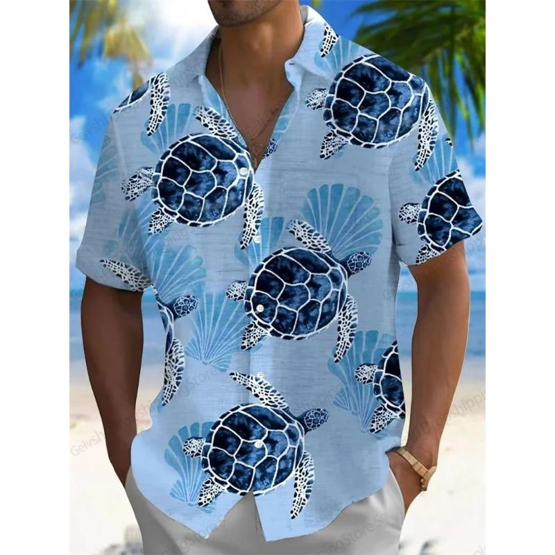 Moon Star Hawaiian Shirt Men Women Fashion Casual Hawaiian Sea Shirts Short Sleeve Button Blouse Festive Holiday Tops