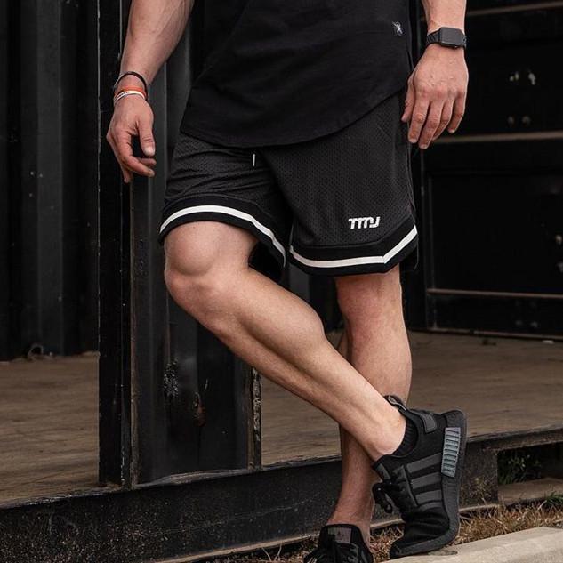 Pánske rýchloschnúce voľné basketbalové šortky